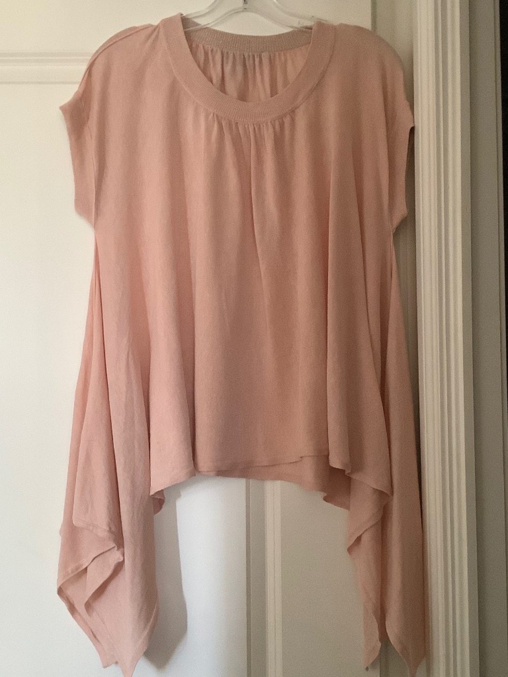French Connection asymmetric short sleeves tunic